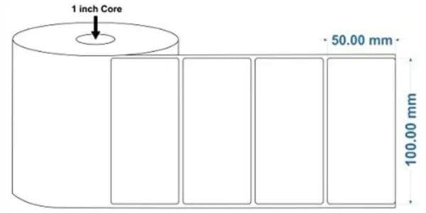 100x50 mm High Volume Chromo Label