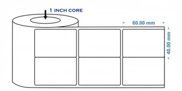 40x60 mm Chromo Label