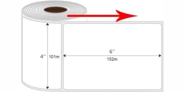 4x6 Inch Chromo Label
